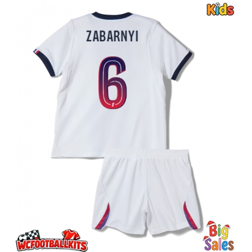 Paris Saint-Germain Ilya Zabarnyi #6 Replica Away Stadium Kit for Kids 2026-27 Short Sleeve (+ pants)